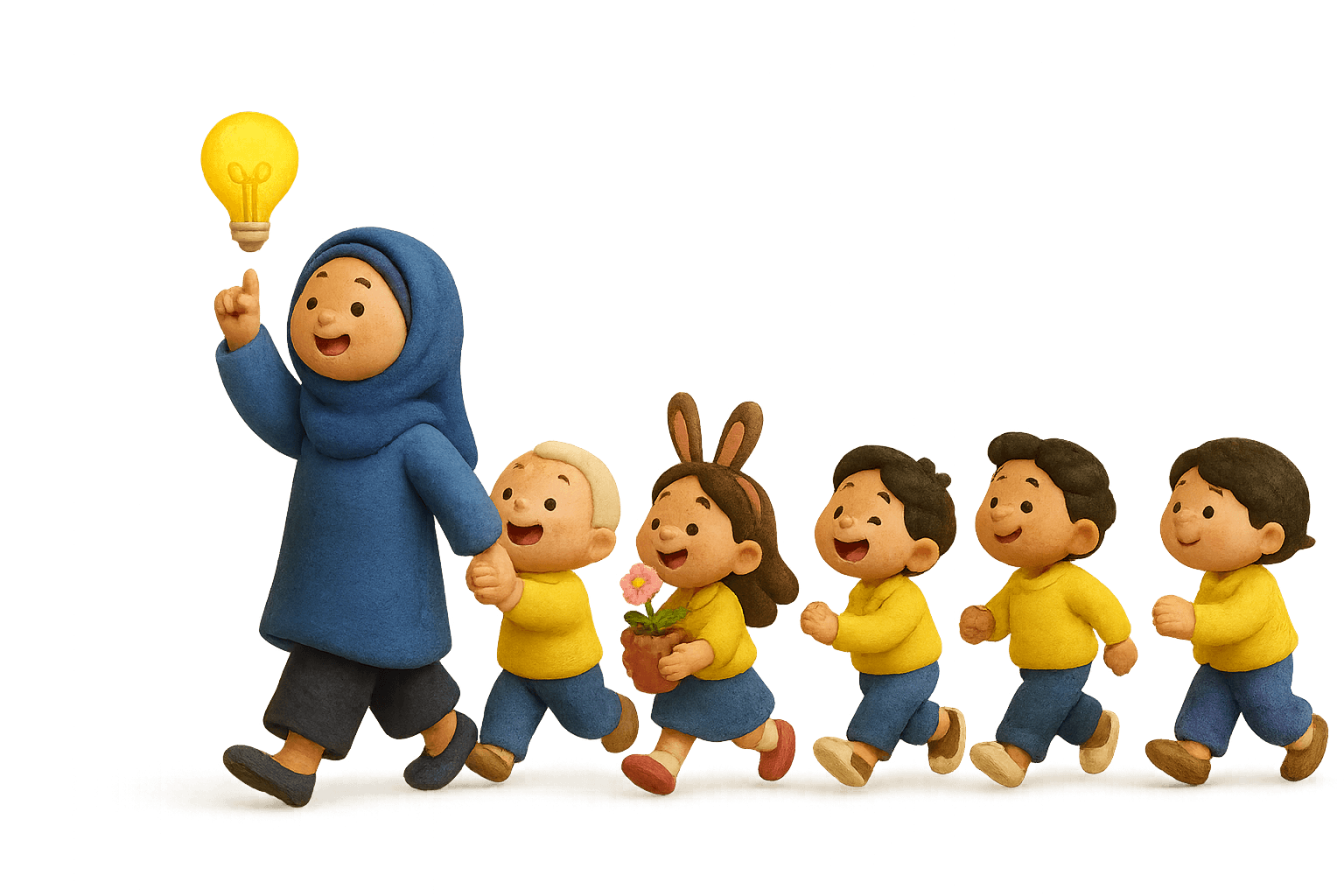 CIC Characters - Teacher with children